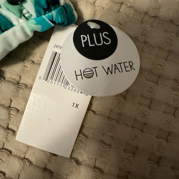 Hot Water Tropical Midrise Swim Bottoms Size 1X - Picture 4 of 8